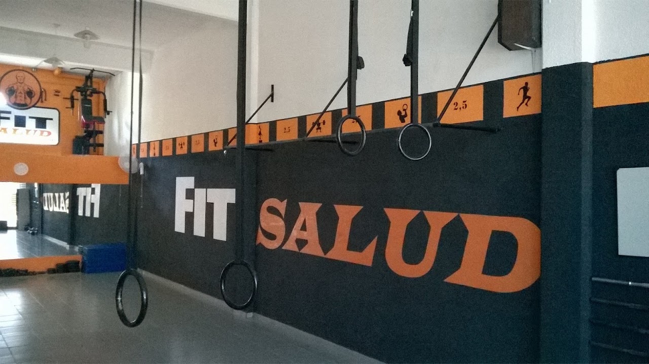 Pared de entrenamiento FIT SALUD con anillas y cajones de salto
